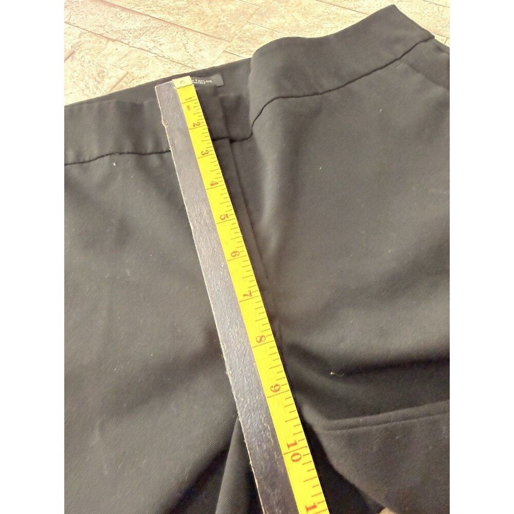 Ann Taylor Black Women Straight Pants-Size 6 - Picture 7 of 13